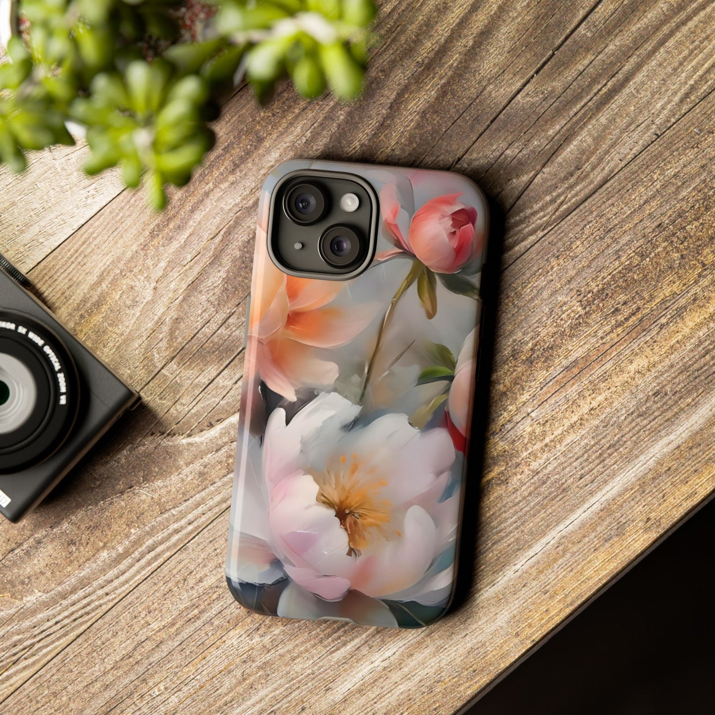 Boho Floral Phone Cases, Tough iPhone Cases, Samsung Galaxy, Google Pixel, Protective Phone Cases