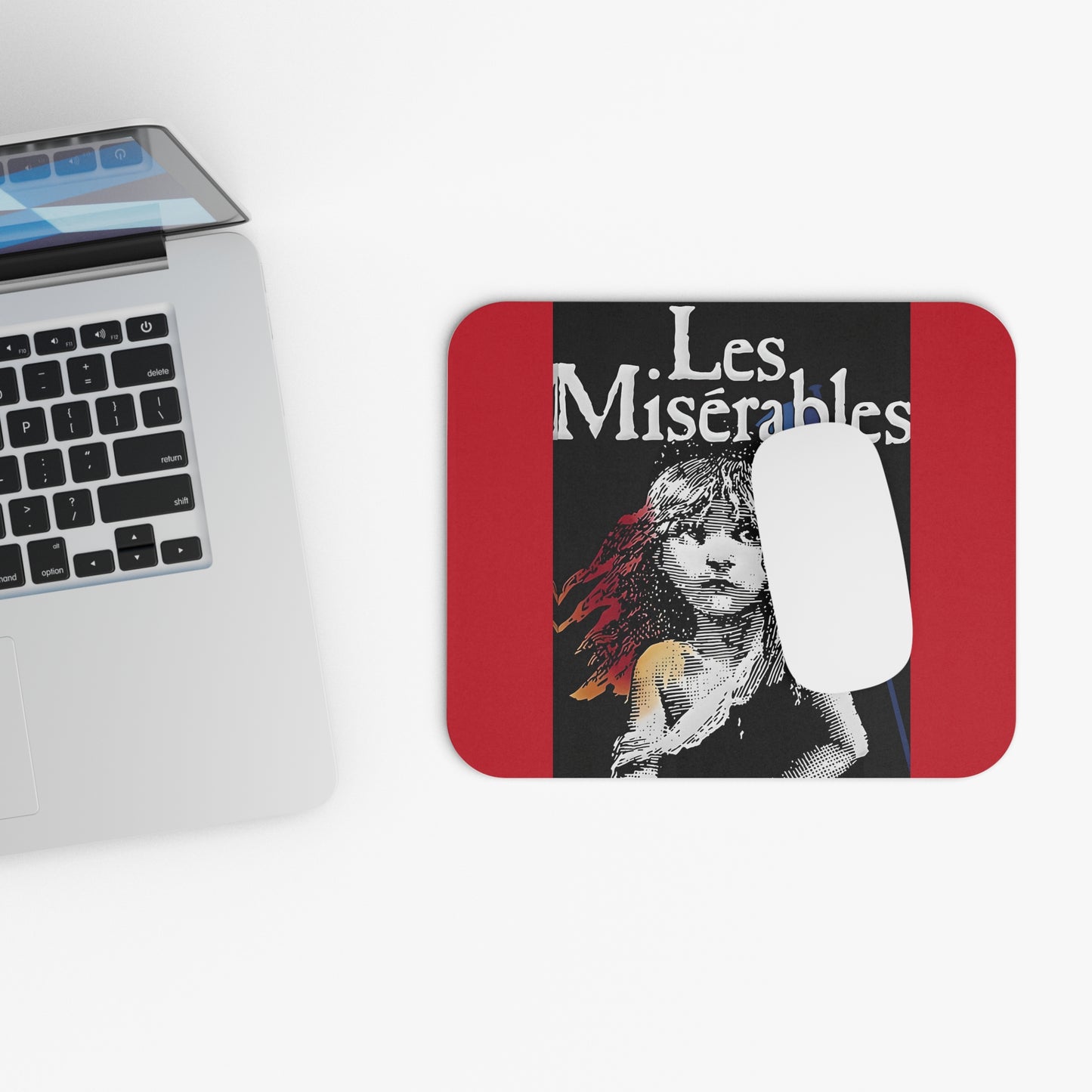 Les Miserables Musical Theater Mouse Pad. Great gift for Broadway enthusiasts. Gift for Her. Gift for Him.