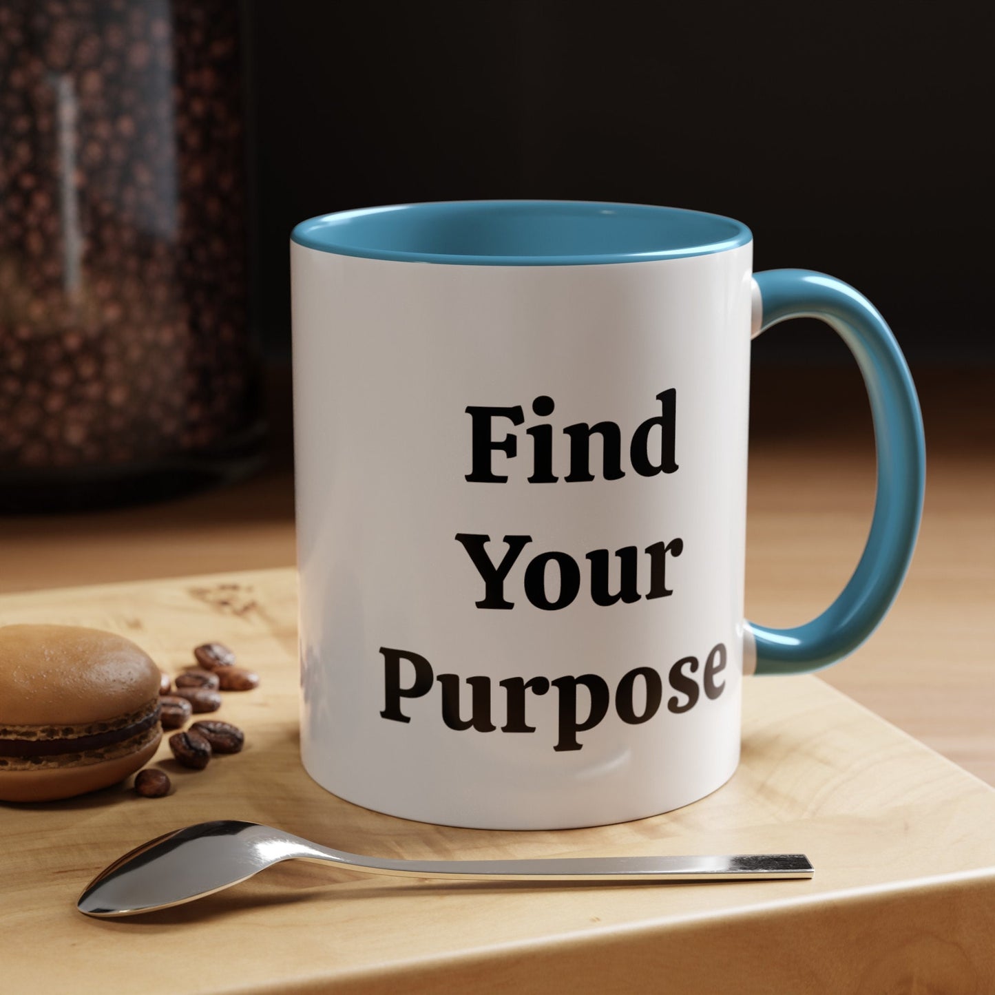 Find Your Purpose - Accent Coffee Mug (11, 15oz)