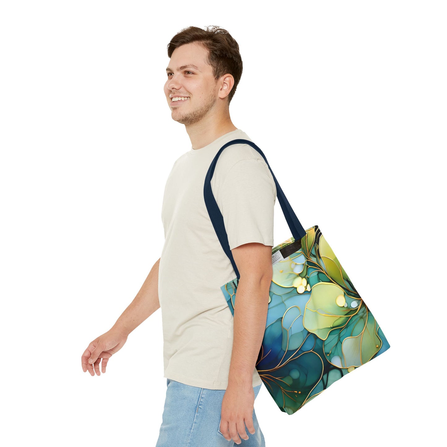 Boho Tote Bag | Autumn Leaves Canvas Tote | Stylish Reusable Shopping Bag.