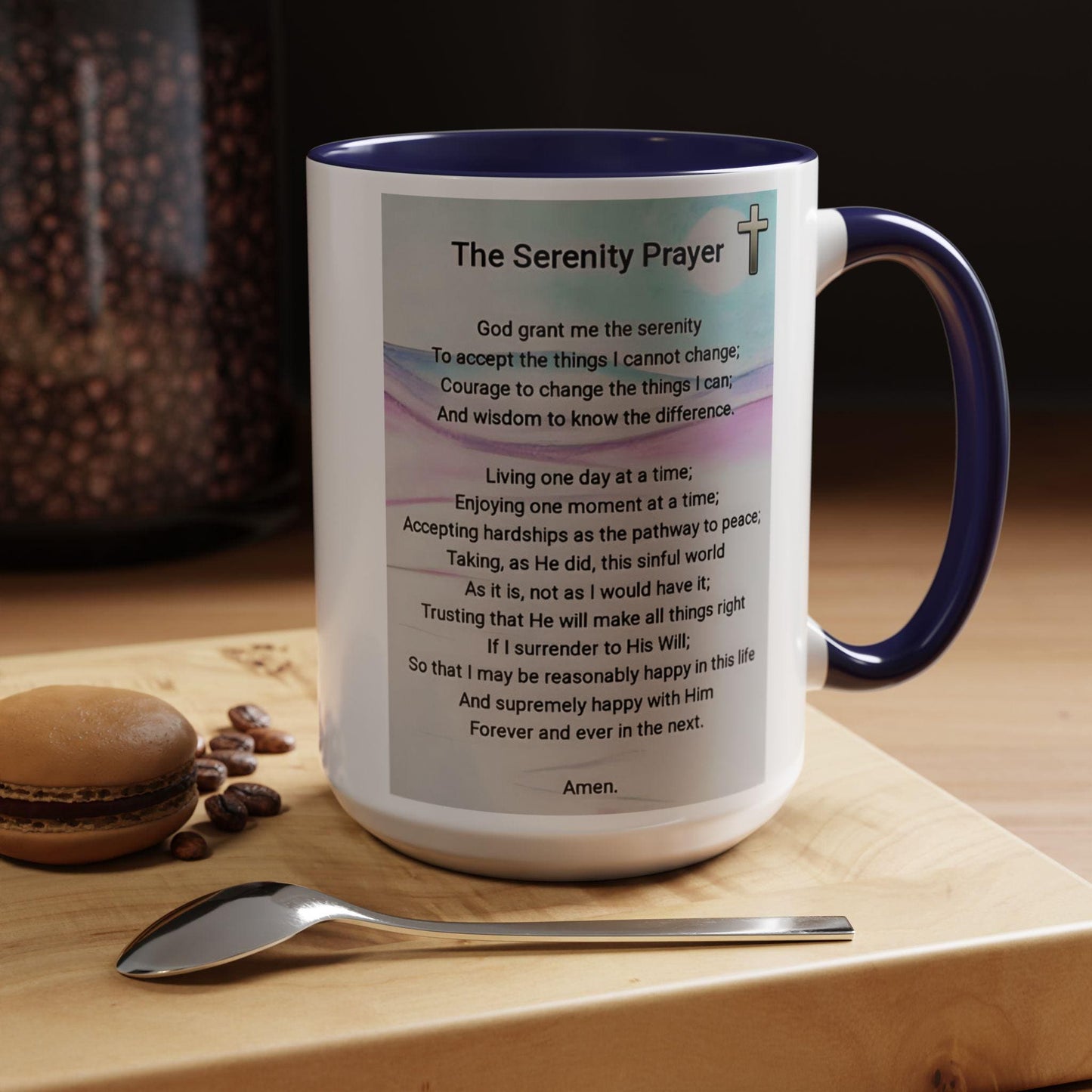 The Serenity Prayer - Accent Coffee Mug (11, 15oz)