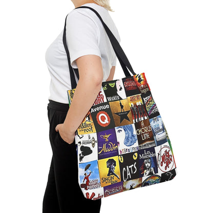 Broadway Tote Bag. Broadway Gift. Perfect Gift for Musical Thater Enthusiast. Gift for her, Gift for him.