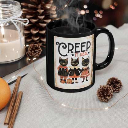 Creep It Real Halloween Mug, Halloween Lover Gift, Halloween Gift, Teacher Gift, Halloween Decor.