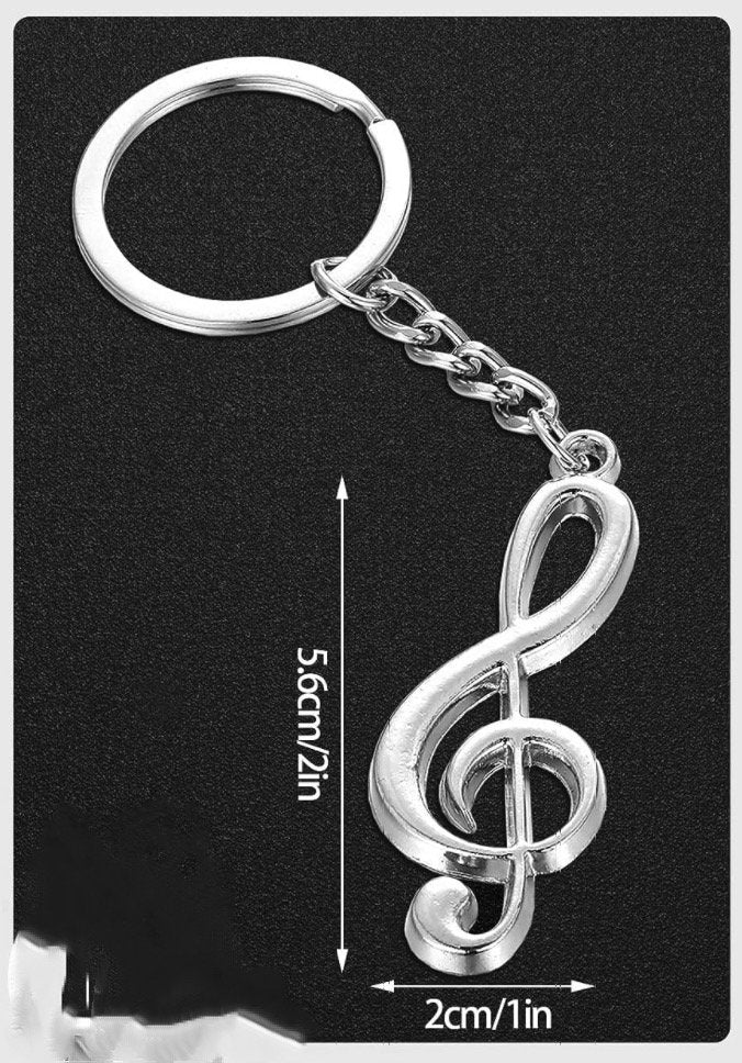 Dog, Cat, Pet,  Music Sign,  Personalized Double Sided Keychain. Beautiful accessories for purses, backpacks, Keys etc.