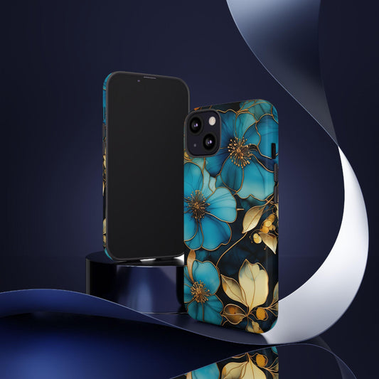 Floral Tough Phone Case - Protective iPhone, Samsung Galaxy, Google Pixel Cover - Durable Floral Design for Maximum Protection