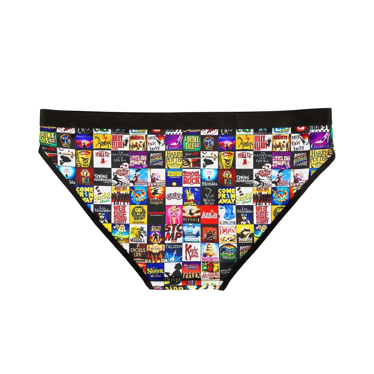 Broadway Musical Theater Women's Underwear | Gift for Her | Stylish & Comfortable Lingerie | Unique Theater-Inspired Briefs.