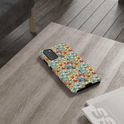 Floral Phone Cases, Tough iPhone Cases, Samsung Galaxy, Google Pixel, Protective Phone Cases