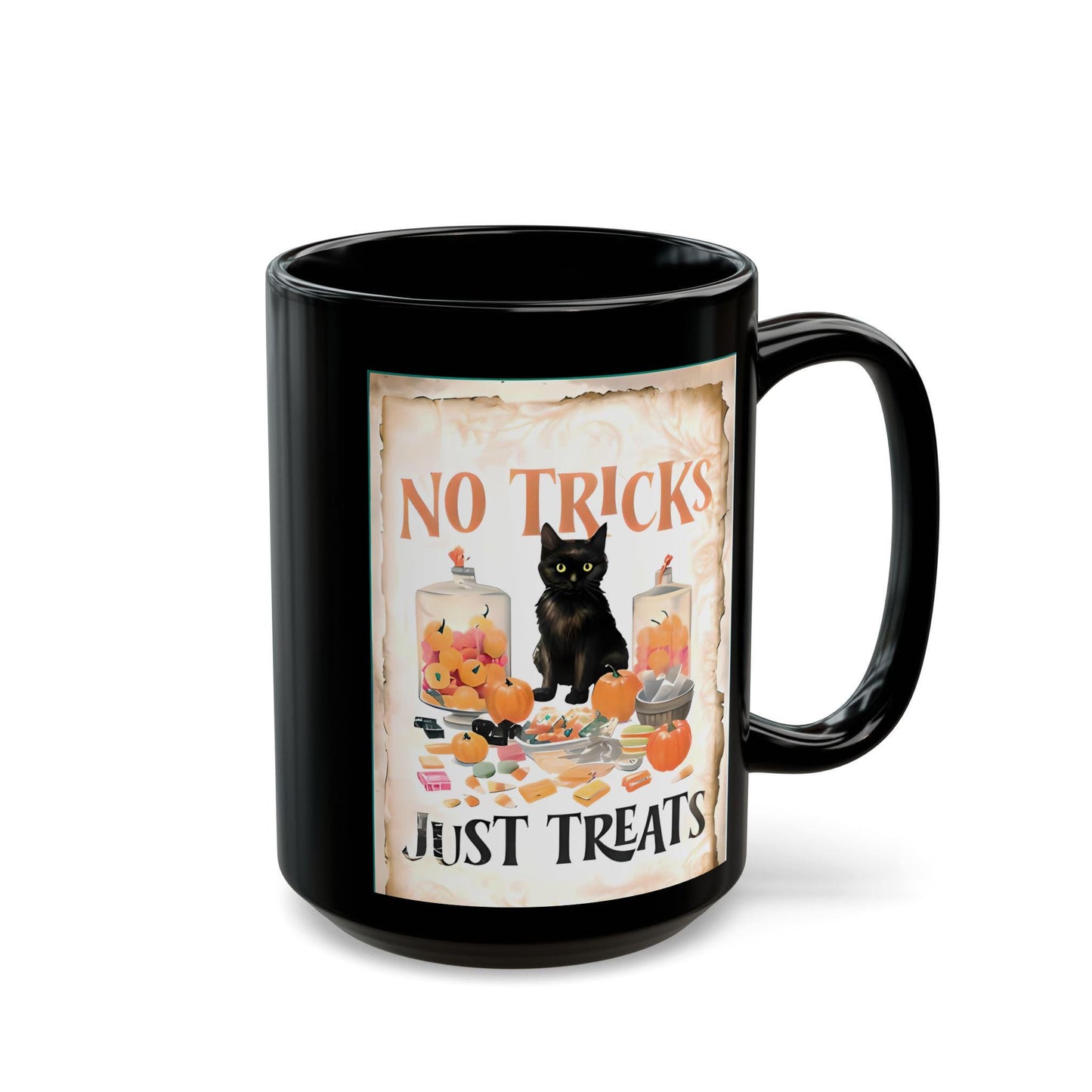 No Tricks Just Treats Halloween Mug, Halloween Lover Gift, Halloween Gift, Teacher Gift, Halloween Decor.