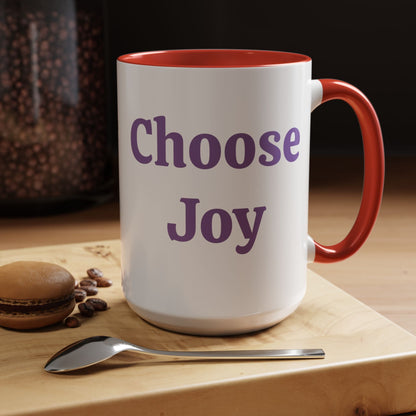 Choose Joy - Accent Coffee Mug (11, 15oz)
