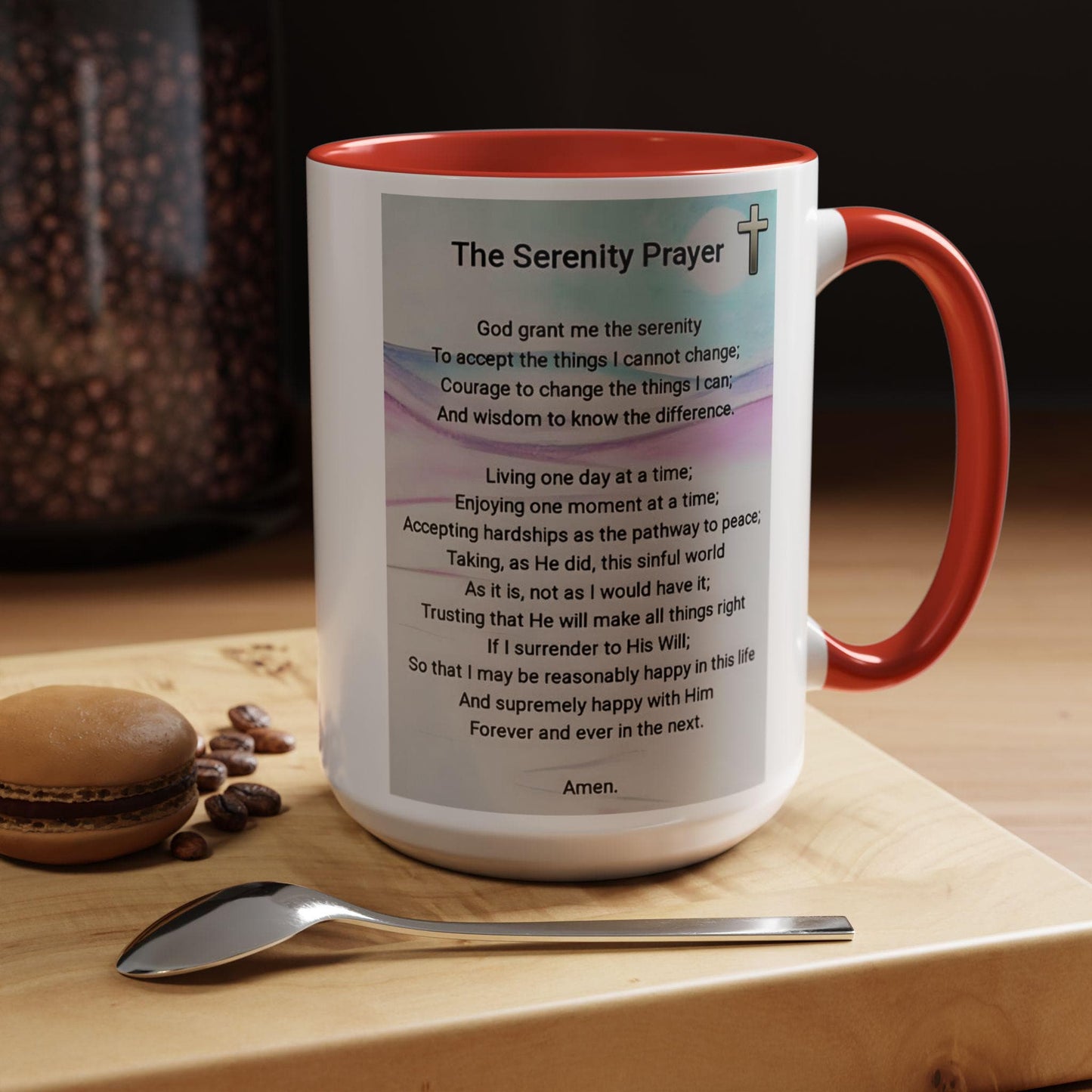 The Serenity Prayer - Accent Coffee Mug (11, 15oz)