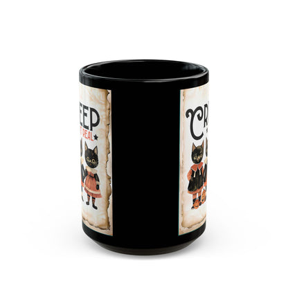 Creep It Real Halloween Mug, Halloween Lover Gift, Halloween Gift, Teacher Gift, Halloween Decor.