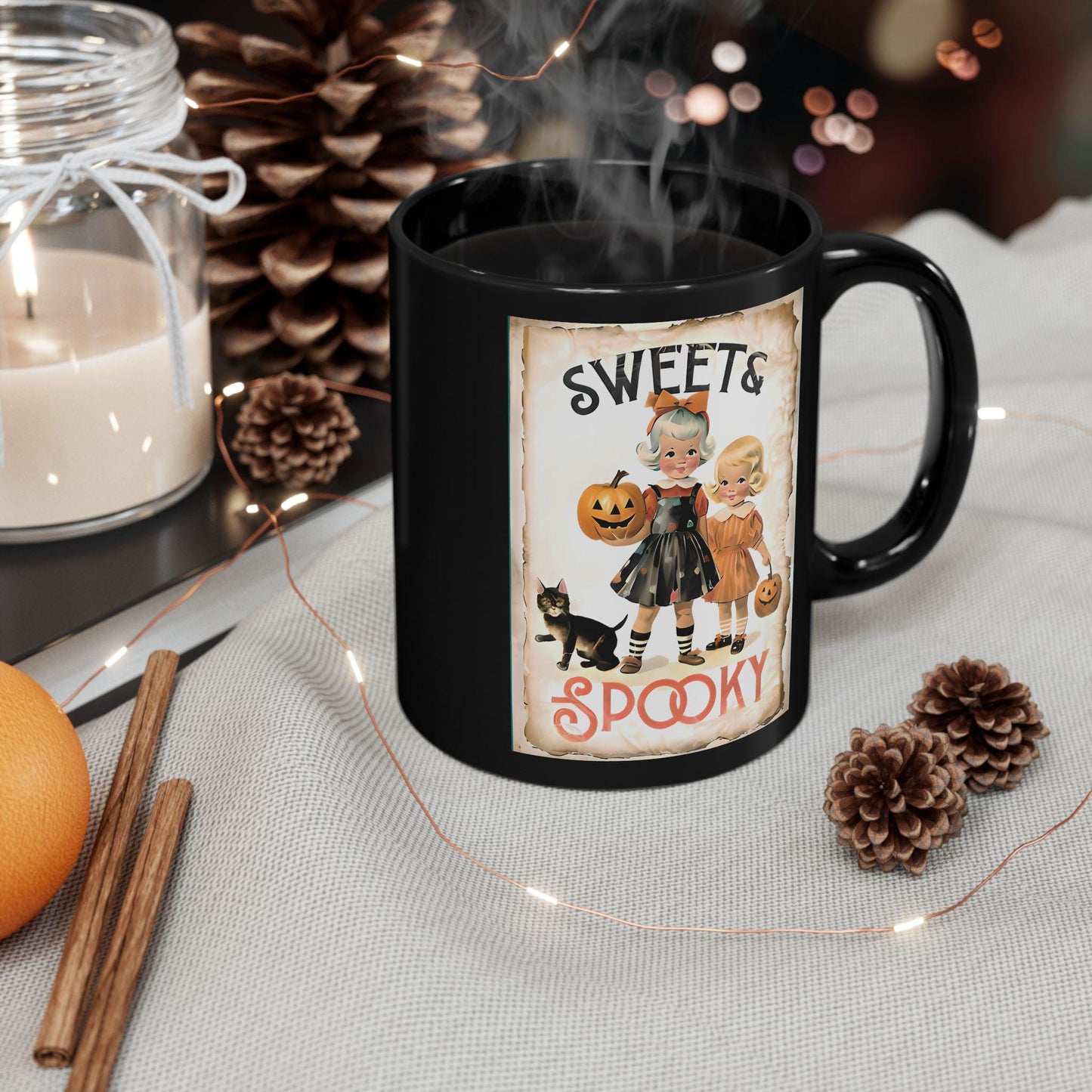 Sweet And Spooky Halloween Mug, Halloween Lover Gift, Halloween Gift, Teacher Gift, Halloween Decor.