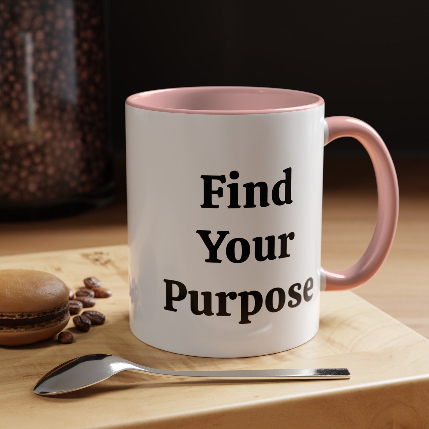 Find Your Purpose - Accent Coffee Mug (11, 15oz)