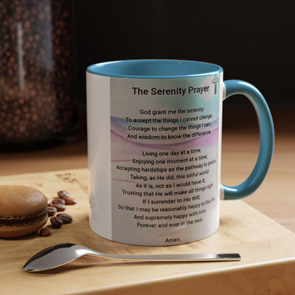 The Serenity Prayer - Accent Coffee Mug (11, 15oz)