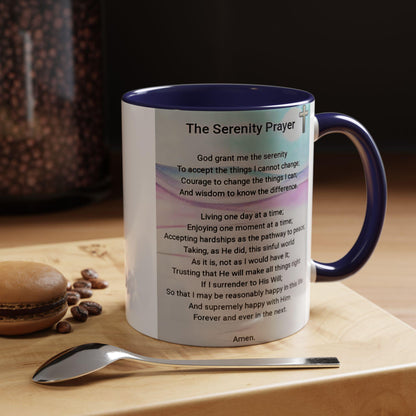 The Serenity Prayer - Accent Coffee Mug (11, 15oz)