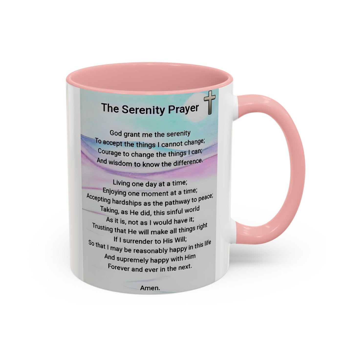 The Serenity Prayer - Accent Coffee Mug (11, 15oz)