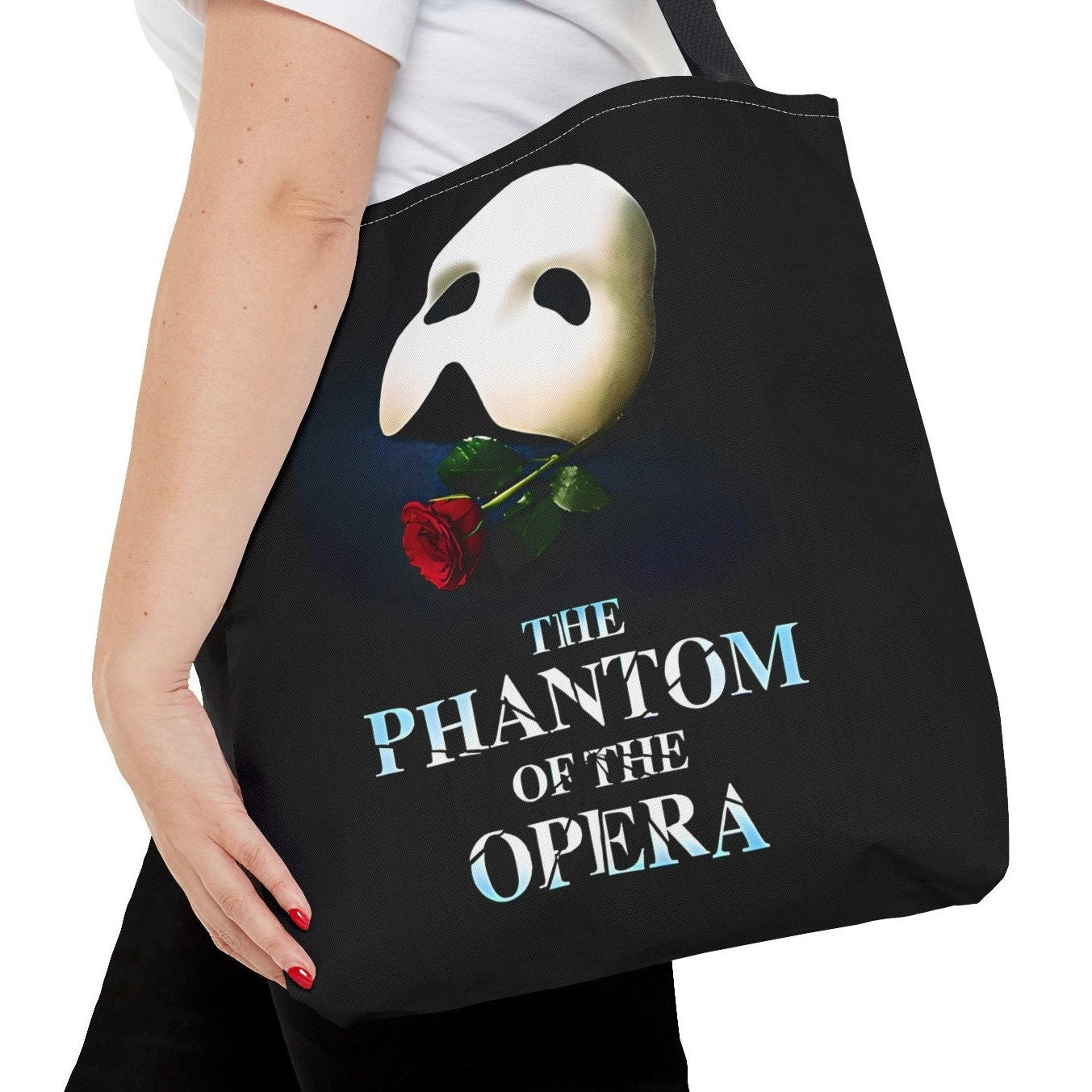 Phantom of the Opera Tote Bag. Great Gift for Broadway Enthusiast.