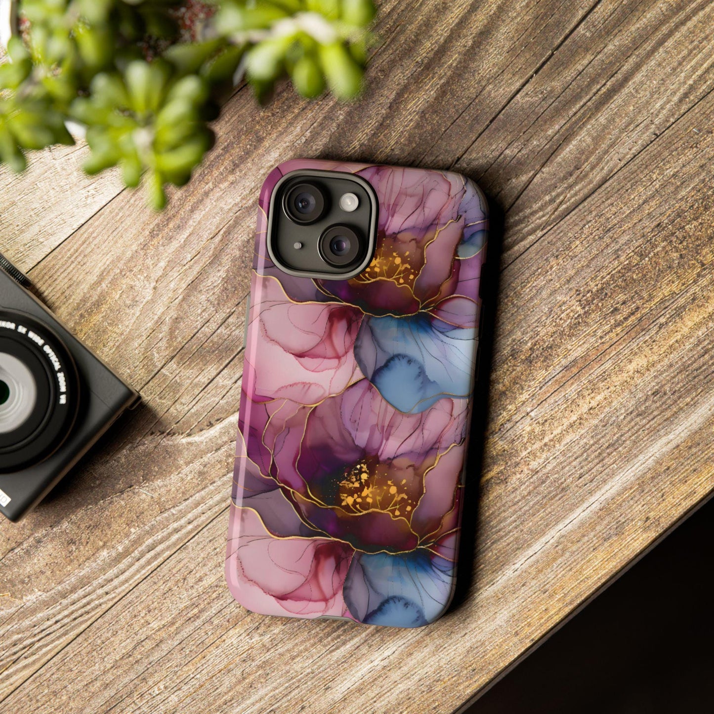 Boho Floral Phone Cases, Tough iPhone Cases, Samsung Galaxy, Google Pixel, Protective Phone Cases