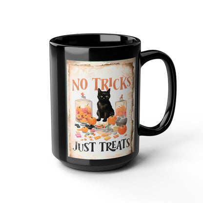 No Tricks Just Treats Halloween Mug, Halloween Lover Gift, Halloween Gift, Teacher Gift, Halloween Decor.