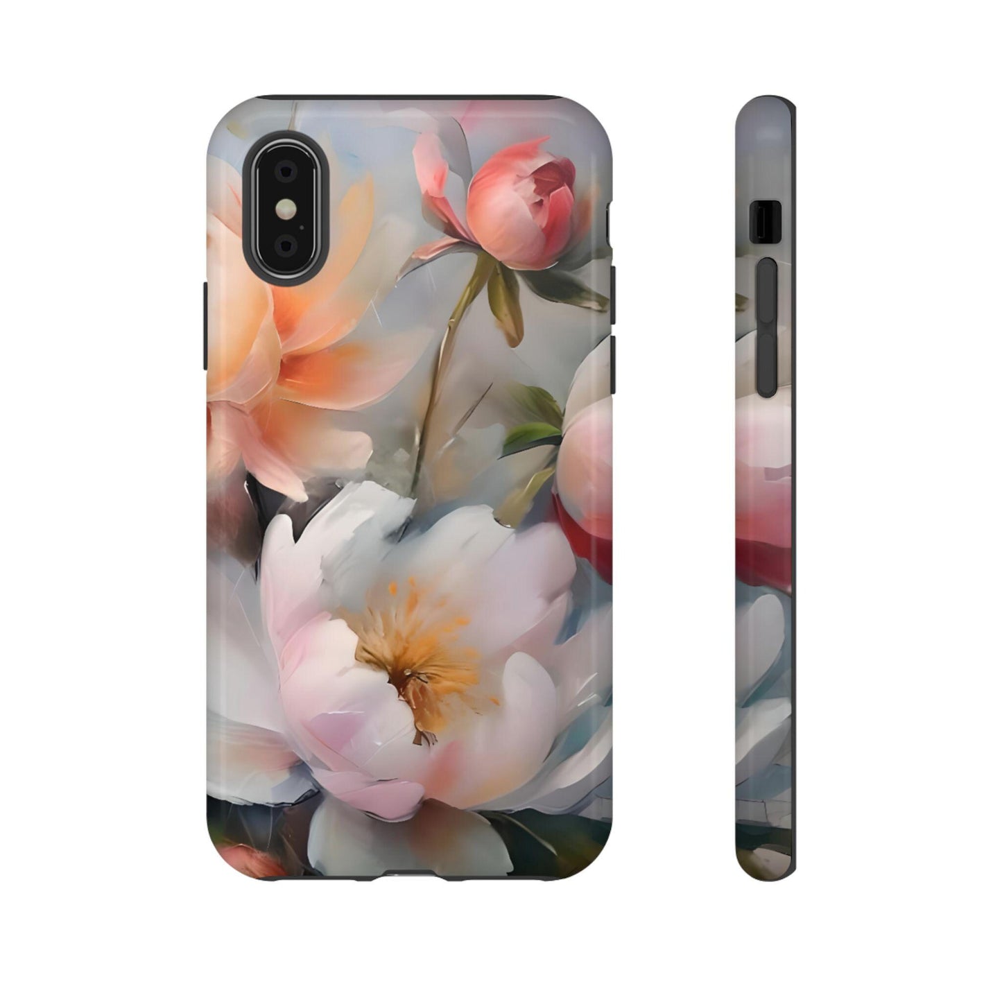 Boho Floral Phone Cases, Tough iPhone Cases, Samsung Galaxy, Google Pixel, Protective Phone Cases