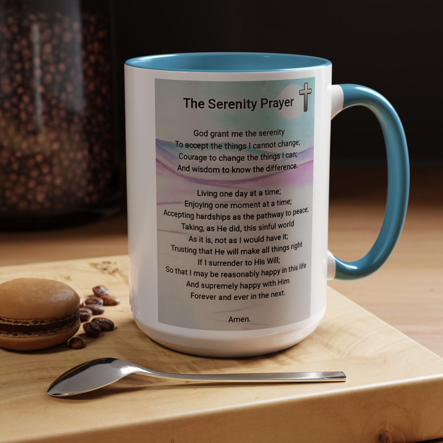 The Serenity Prayer - Accent Coffee Mug (11, 15oz)