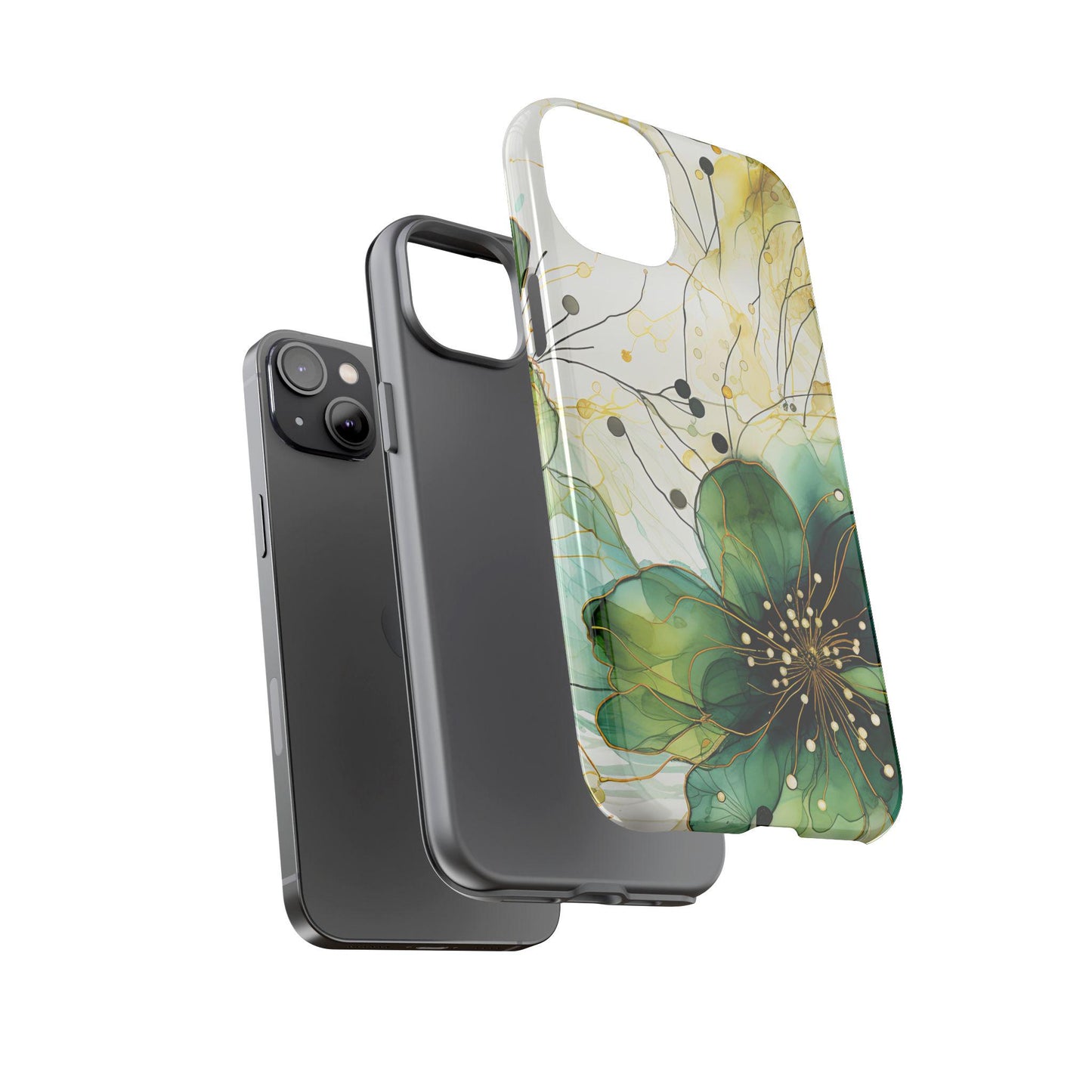 Floral Tough Phone Case - Protective iPhone, Samsung Galaxy, Google Pixel Cover - Durable Floral Design for Maximum Protection