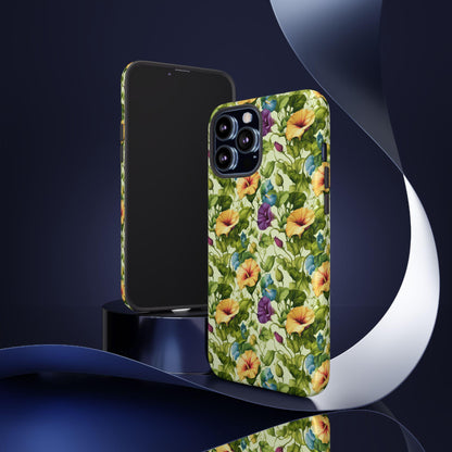 Floral Phone Cases, Tough iPhone Cases, Samsung Galaxy, Google Pixel, Protective Phone Cases