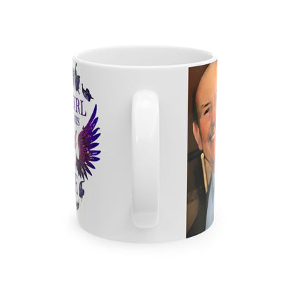 Personalized Dad Memorial Ceramic Mug With Photo and Poem, (11oz, 15oz). Gift for her. Gift for Him.