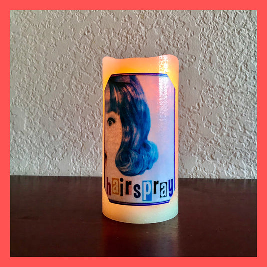 Broadway Hairspray Musical Flameless Candle with Timer. Musical Theater Fan will love your gift! Explore Now!