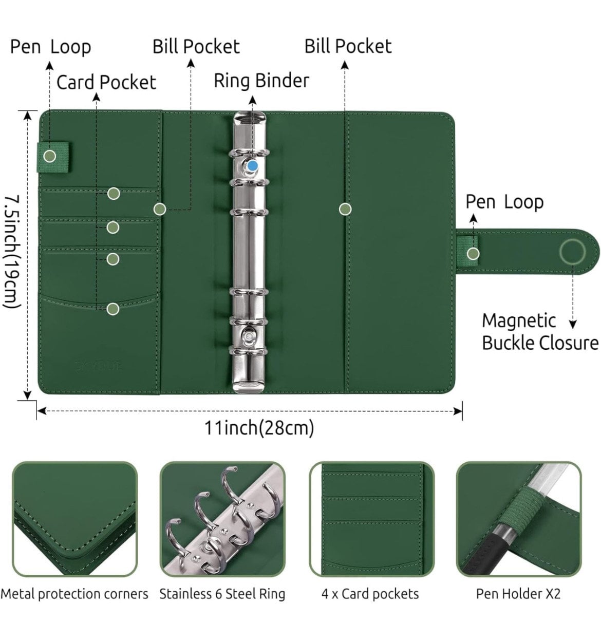 Personalized Budget Binder w Zipper Envelopes, Cash Envelopes, and Expense Budget Sheets, along with a handy To-Do List for effective budget