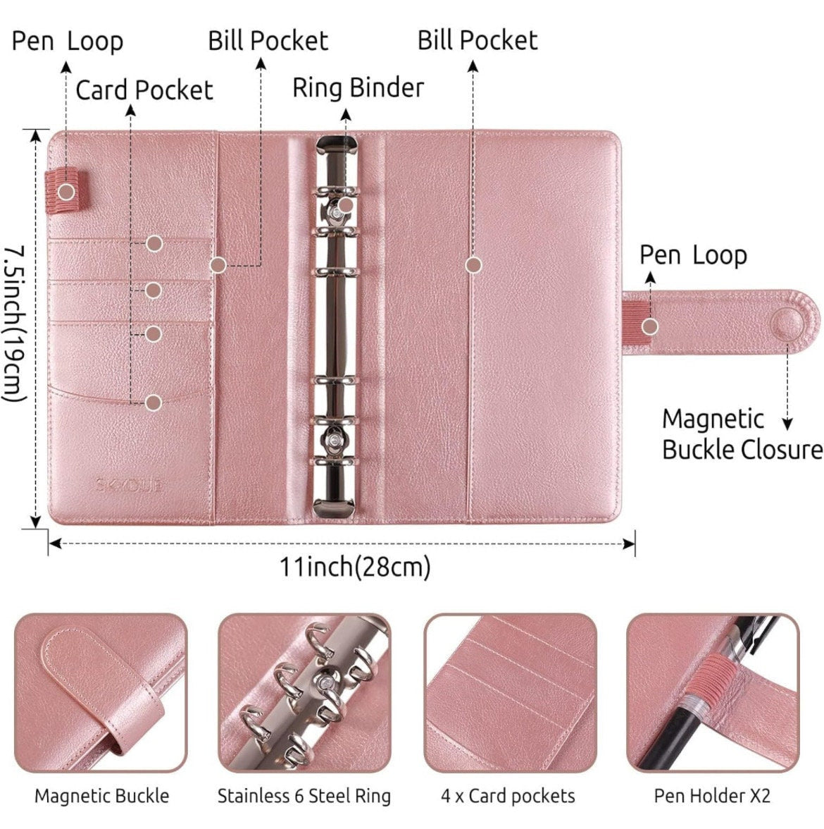 Boba Budget Binder w Zipper Envelopes, Cash Envelopes, and Expense Budget Sheets, along with a handy To-Do List for effective budgeting.