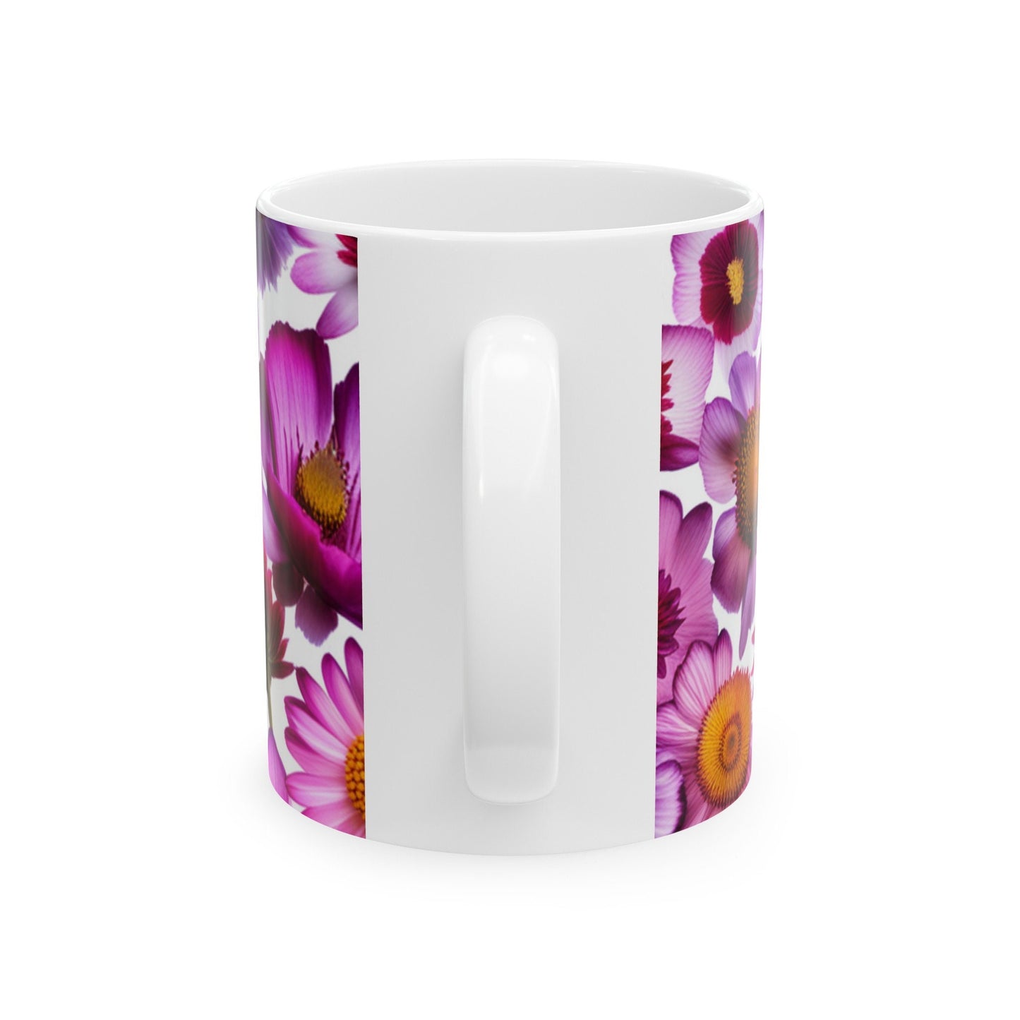 Floral Ceramic Mug, (11oz, 15oz)