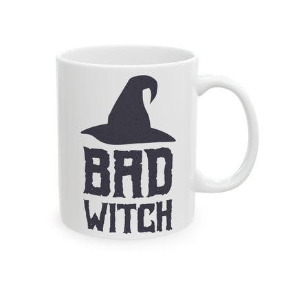 Bad Witch Halloween Ceramic Mug | Available in 11oz & 15oz | Perfect Gift for Halloween Enthusiasts | Spooky Mug for Him or Her.