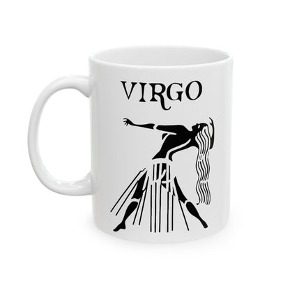 Virgo Zodiac Ceramic Mug, (11oz, 15oz). Perfect Gift for Astrology Enthusiasts. Gift for Her, Gift for Him.