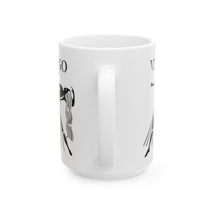 Virgo Zodiac Ceramic Mug, (11oz, 15oz). Perfect Gift for Astrology Enthusiasts. Gift for Her, Gift for Him.