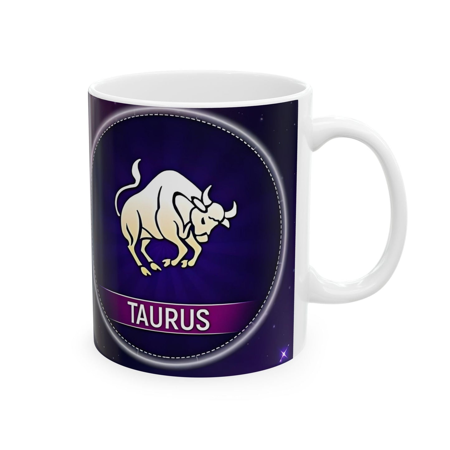 Taurus Zodiac Ceramic Mug, (11oz, 15oz). Perfect Gift for Astrology Enthusiasts. Gift for Her, Gift for Him.