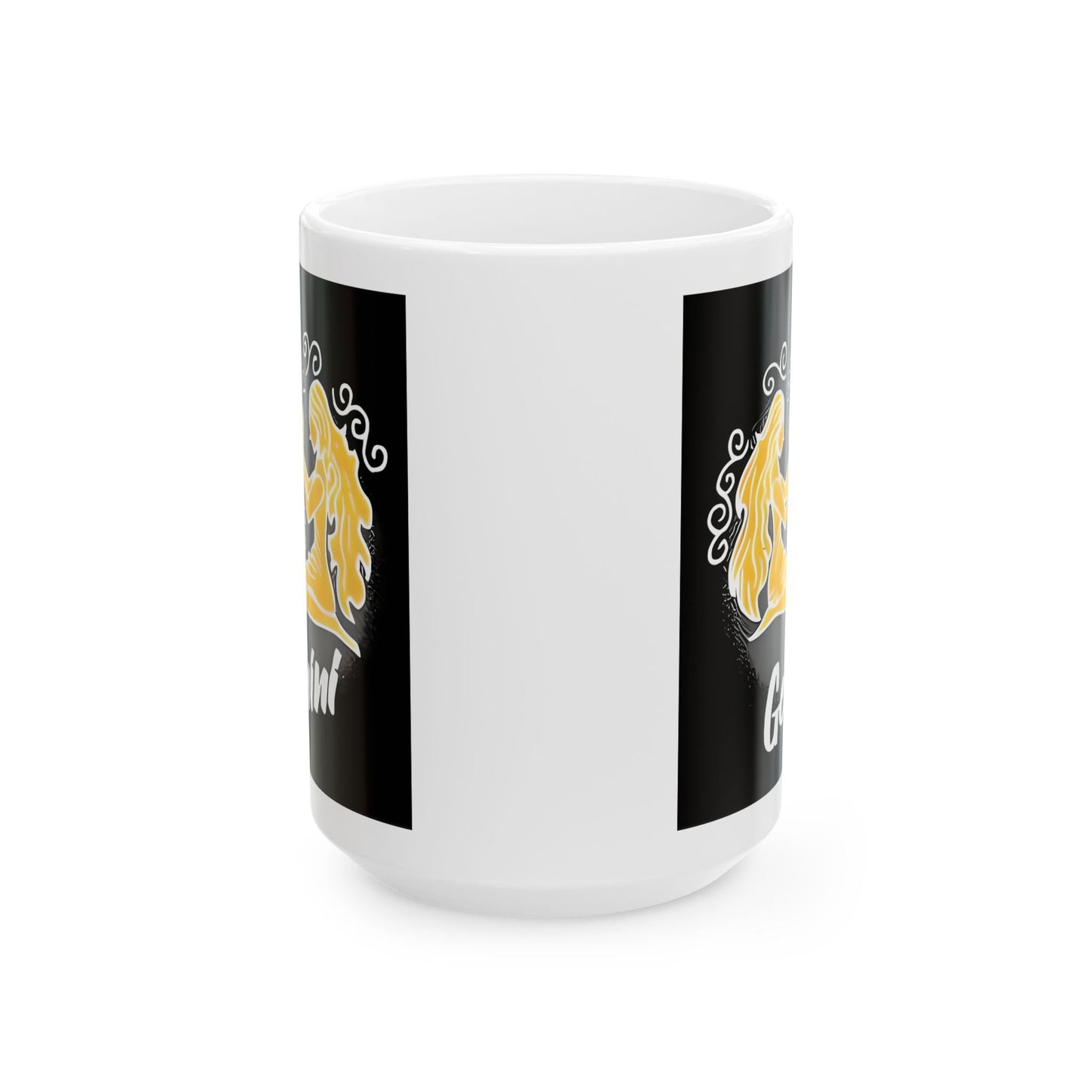 Gemini Zodiac Ceramic Mug, (11oz, 15oz). Perfect Gift for Astrology Enthusiasts. Gift for Her, Gift for Him.