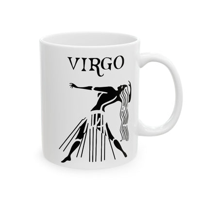 Virgo Zodiac Ceramic Mug, (11oz, 15oz). Perfect Gift for Astrology Enthusiasts. Gift for Her, Gift for Him.