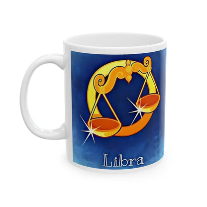 Libra Zodiac Ceramic Mug, (11oz, 15oz). Perfect Gift for Astrology Enthusiasts. Gift for Her, Gift for Him.