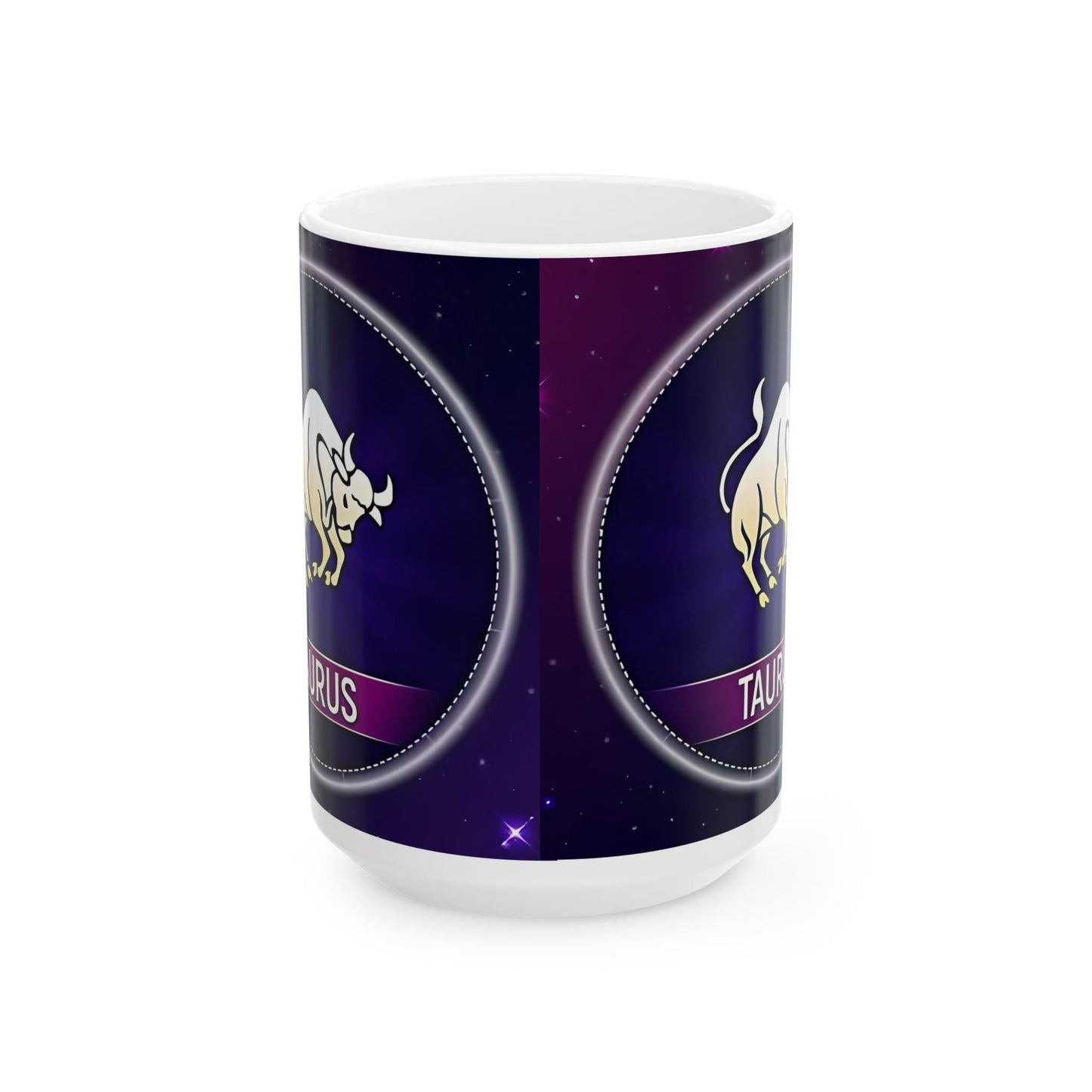 Taurus Zodiac Ceramic Mug, (11oz, 15oz). Perfect Gift for Astrology Enthusiasts. Gift for Her, Gift for Him.