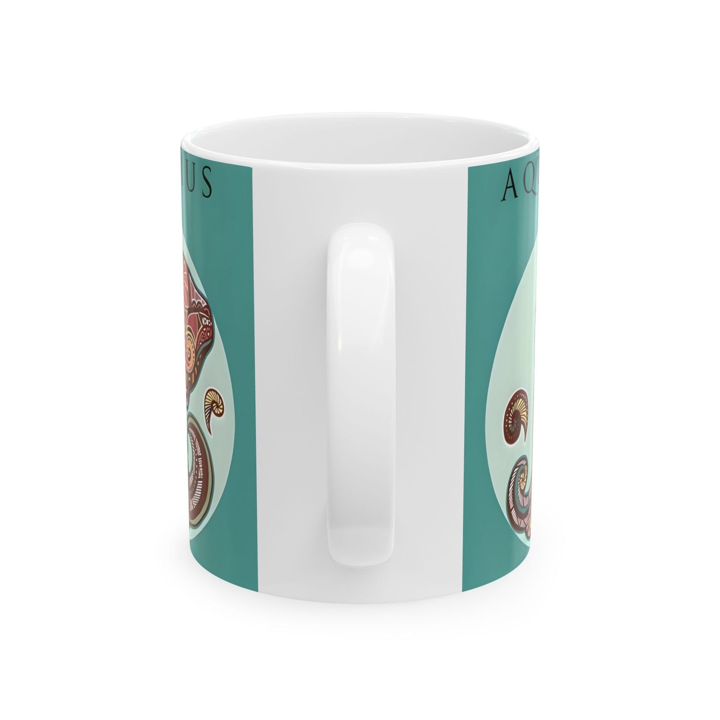 Aquarius Zodiac Ceramic Mug, (11oz, 15oz). Perfect Gift for Astrology Enthusiasts. Gift for Her, Gift for Him.