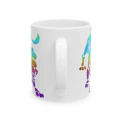 Leo Zodiac Ceramic Mug, (11oz, 15oz). Perfect Gift for Astrology Enthusiasts. Gift for Her, Gift for Him.