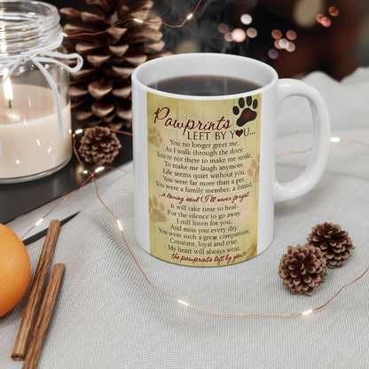 Personalized Memorial Ceramic Mug with Photo and Poem (available in 11oz & 15oz). A heartfelt gift to honor and cherish a loved one.