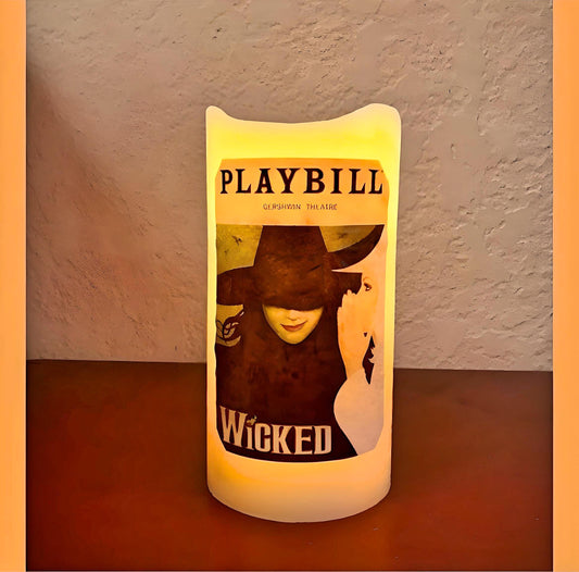 Broadway Wicked PLAYBILL Real Wax Musical Theater Flameless Candle. Musical Theater Fan will love your gift! Explore Now!