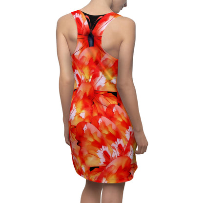 Butterflies Women's Cut and Sew Racerback Dress, Perfect Gift for Her.