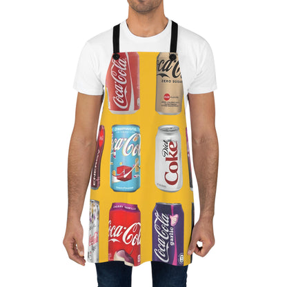 Coca-Cola Apron. Classic Retro Style for Your Kitchen. Gift for her. Gift for him.