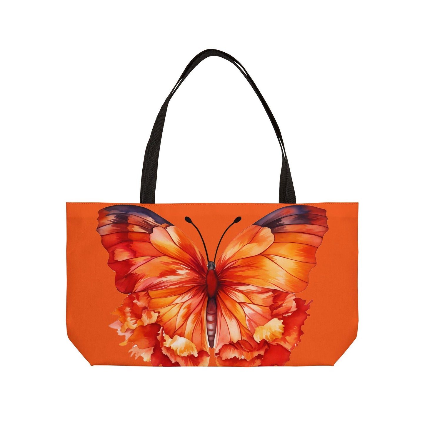 Butterflies Tote Bag, Botanical Weekend Bag, Large Carryall Purse, Canvas Beach Bag, Boho Shopping Tote. Gift for her.