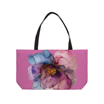 Floral Tote Bag, Botanical Weekend Bag, Large Carryall Purse, Canvas Beach Bag, Boho Shopping Tote. Gift for her.