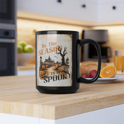 Tis The Season To Be Spooky Halloween Mug, Halloween Lover Gift, Halloween Gift, Teacher Gift, Halloween Decor.