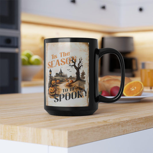 Tis The Season To Be Spooky Halloween Mug, Halloween Lover Gift, Halloween Gift, Teacher Gift, Halloween Decor.